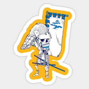 Weird Samurai Sticker